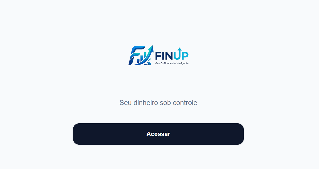 Interface do FinUp